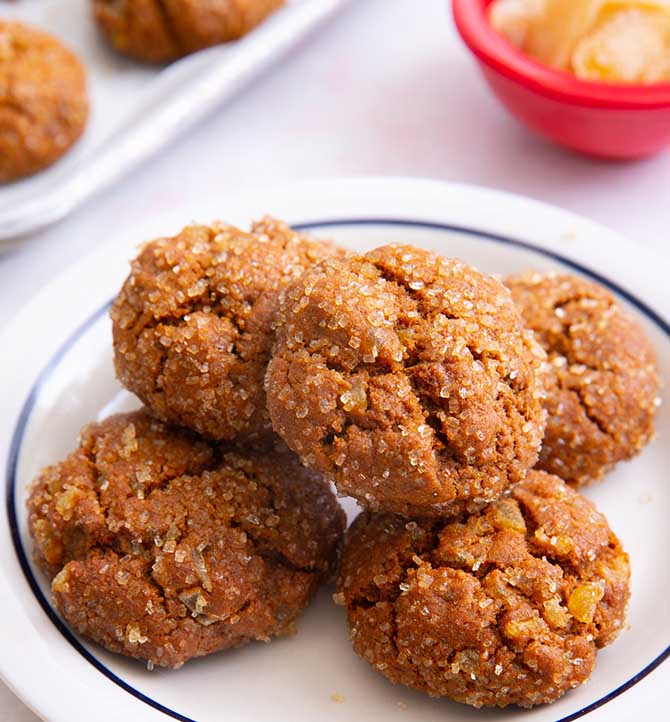Triple Ginger-Molasses Cookies